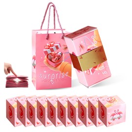 AYNKH Surprise Explosion Gift Box, Fold Out Pop-Up Photo Picture Money Cash, DIY Bouncing Gift for Wedding Valentine Anniversary Birthday Christmas Dad Mom Boy Girls