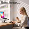 TECKNET Laptop Stand for Desk, 360 Rotating Base, Ergonomic Foldable