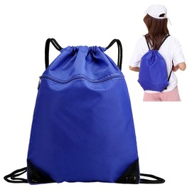 Morices Sports Backpack, Unisex, Waterproof, Scratch Resistant, Drawstring Bag, Storage Bag, Zipper Pocket, Multi-Purpose, Large Capacity, Trainer Bag, Swimming Bag, Rucksack, For School, Beach,