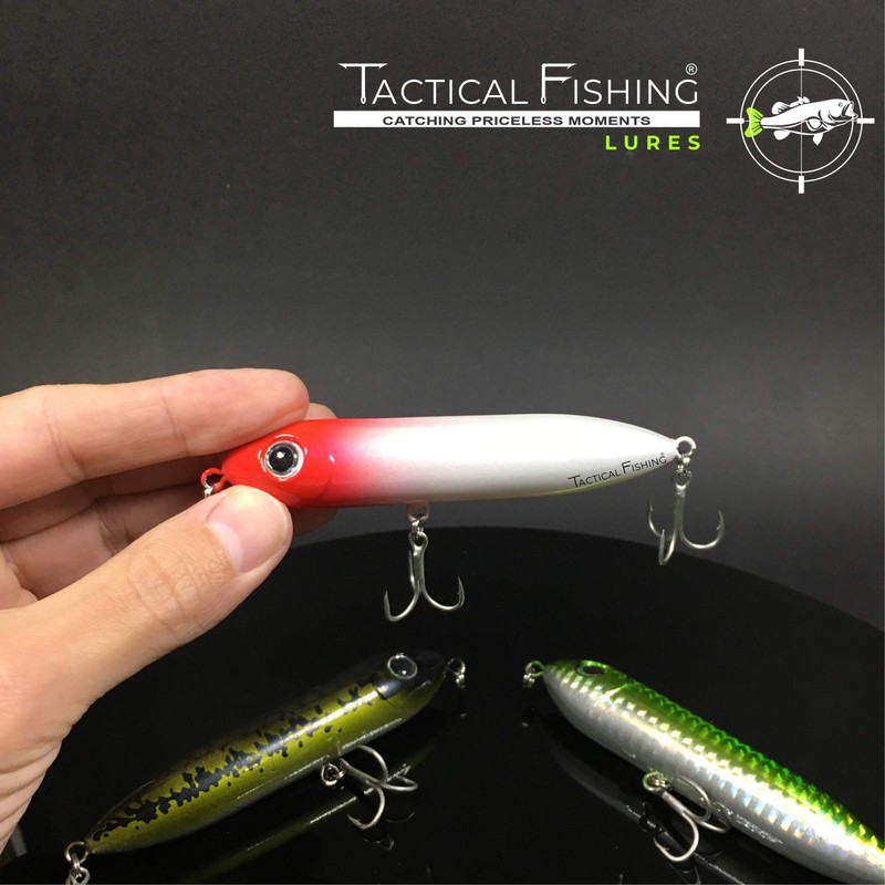 TACTICAL FISHING Kit con 3 Señuelos de Pesca Superficial Tipo