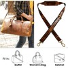 Leather Bag Replacement Shoulder Strap - Adjustable/Comfortable Strap with Padding