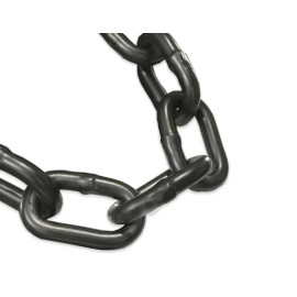 Unbranded 1/4" X 25' Black Powder Coated Chain Grade 30 Safety Fence Swing Set Gate Link