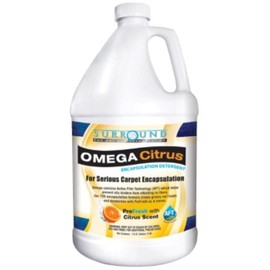 Surround OMEGA Citrus Professional Carpet Encapsulation Detergent, ProFresh with Citrus Scent, 1 Gallon