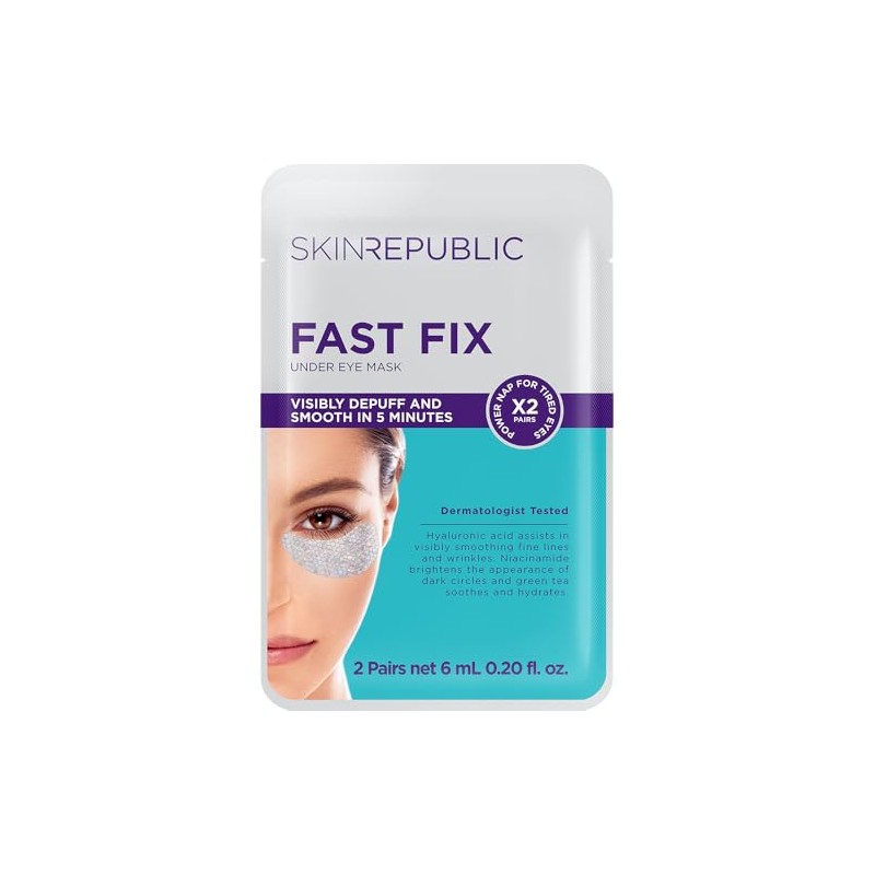 Skin Republic Fast Fix Under-Eye Mask | Visibly Depuffs in