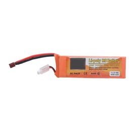 4200mAh Lithium Battery 11.1V 45C High Capacity Rechargeable Lipo Battery with T Plug for Helicopter Airplane