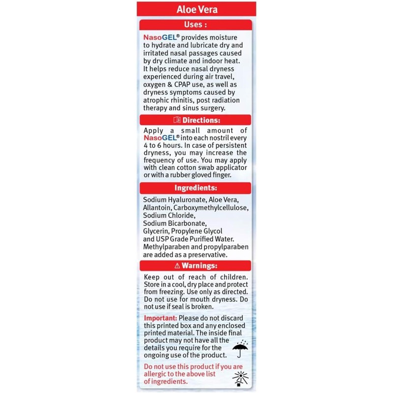 Neilmed Nasogel for Dry Noses 1 Oz (Pack of 4)