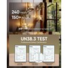 Homemory 12Pcs Timer Tea Lights, Flameless Flickering Auto Tea Lights