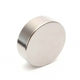 20 x Round Disc Magnet Ø 12 x 3mm Neodymium N48 (NdFeB) Nickel - Force (Strength): 2,5kg - 20 Pieces - Strong Circle Magnets for Fridge Whiteboards Magnetic Boards