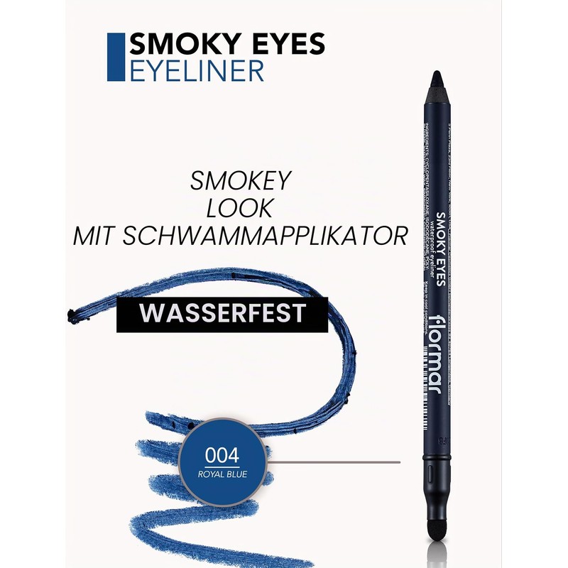 Flormar Smoky Eyes Waterproof Eyeliner - Eyeliner Waterproof Pen with