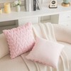 Set of 2 Heart Love Cute Pink Decorative Throw Pillow