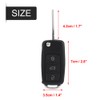 3-Button Car Remote Control Key Fob 433Mhz ID48 Chip for