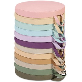 Sawysine 12 Pcs Floor Cushions Classroom Flexible Floor Seating with Handle for Kids in Home School Classroom Kindergarten Daycare Nursery (Vivid Color,Round)