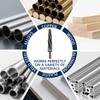 5 Piece M2 HSS Taper Chucking Reamer Set, 1", 3/4",