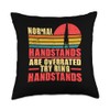 Gymnastics Rings Handstand Ring Gymnastics Throw Pillow