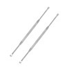 FUYUERO Stainless Steel Ear Peel, 1 Spoon, Screw, Ear Cleaning,