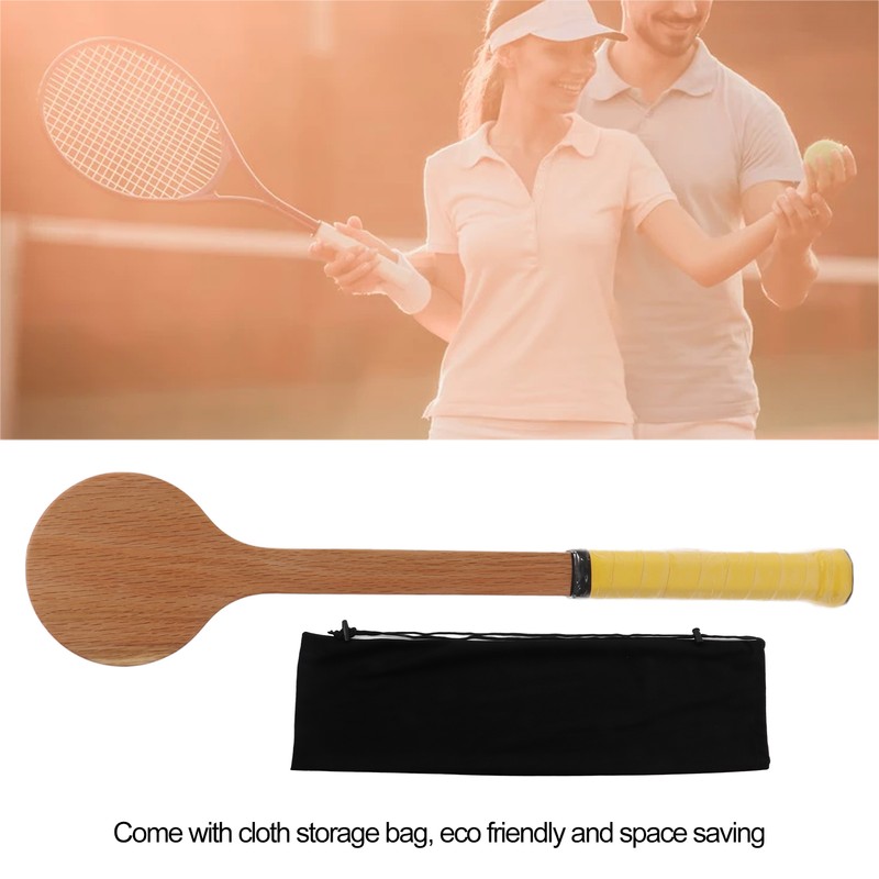 Tennis Pointer Spoon Wood Sweet Pointer Trainer Racket Swing Practice
