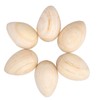 Wood Eggs Shakers Set Natural Wooden Egg Rattle Musical Percussion