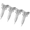 4Pcs Butterfly Tassel Shoes Buckle Ladies Boots Decorative Flower Claw