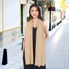 Women's Sheer Chiffon Scarves and Wraps – Elegant Plain Shawl