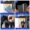 12pcs Electrostatic Windshield Dashcam Stickers,Electrostatic Stickers for Dash Cam,Car Membrane,