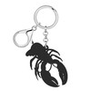 WEVENI Acrylic Lobster Keychain Accessories Shrimp Crawfish Keychains Animal Lover
