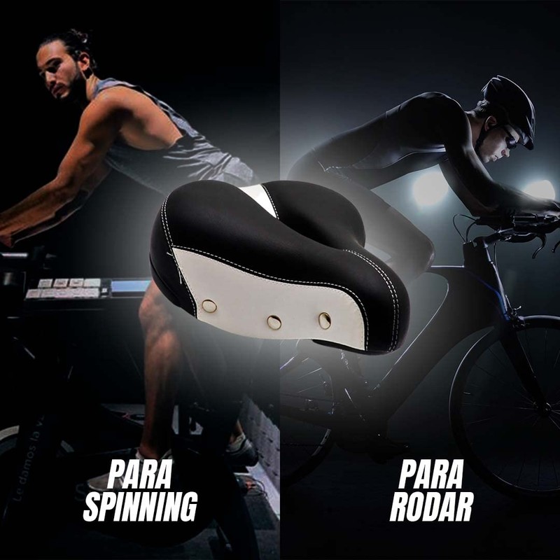 ALTREGO Asiento para Bicicleta Prostático, Ancho y Muy Cómodo, Incluye