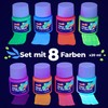 colozoo Glow-in-the-Dark Acrylic Paint Set | 8 x 20 ml