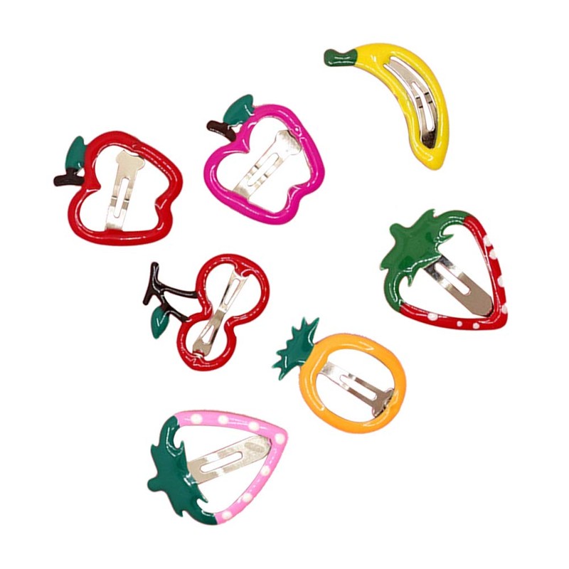 Lurrose 14pcs Hair Clip for Kids with Fruit Shape Hair