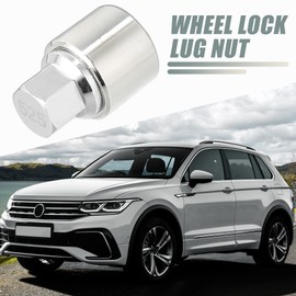 X AUTOHAUX Wheel Nuts Wheel Lock Metal Wheel Lock Nuts Anti-Theft Bolt Removal Socket Wrench