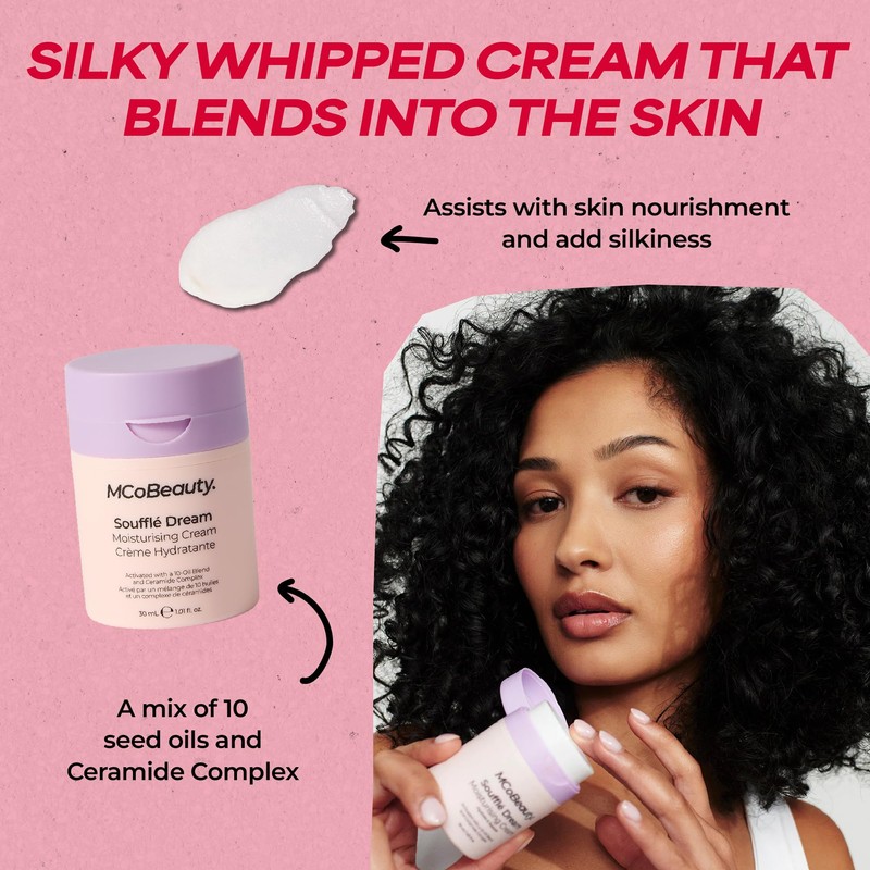 MCoBeauty Soufflé Dream Moisturising Face Cream Hydrating Daily Moisturiser