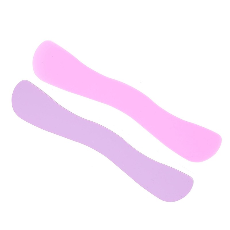 2Pcs Silicone False Eyelash Holder, Reusable Wave Shape Eyelash Extension