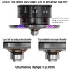 Handheld Pneumatic Chamfering Tool, 45 Degrees Arc Corner, 1/4 Inch