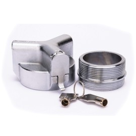 The Flow Security Systems VersaLock | Vented Locking Fuel Tank Cap | For Transfer & Above Ground Commercial Tanks | Prevents Theft & Secures Fuel Tanks | FSS 754 | Includes Adapter | 1CT