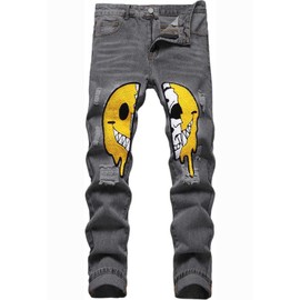 Boy's Skinny Fit Ripped Destroyed Distressed Fashion Kids Denim Jeans Pants