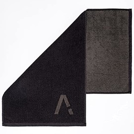 Toalla de Fitness Lujosa para el Sudor – 100% Algodón orgánico (40 x 80 cm), Suave y Absorbente, para Entrenamiento, Ejercicios Deportivos en Color Plateado, para Hombres y Mujeres