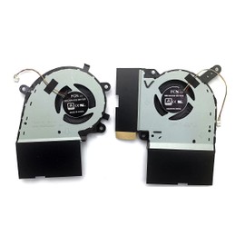 12V GPU+CPU Cooling Fan Replacement for Asus ROG Strix G531GV G531GW G731GW G512LV G532LWS, 13NR01Q0P04012 FMMV, 13NR01N0P08012 FMMT(Two Versions of Fans, 5V&12V. This Fan only fits for 12V Version)