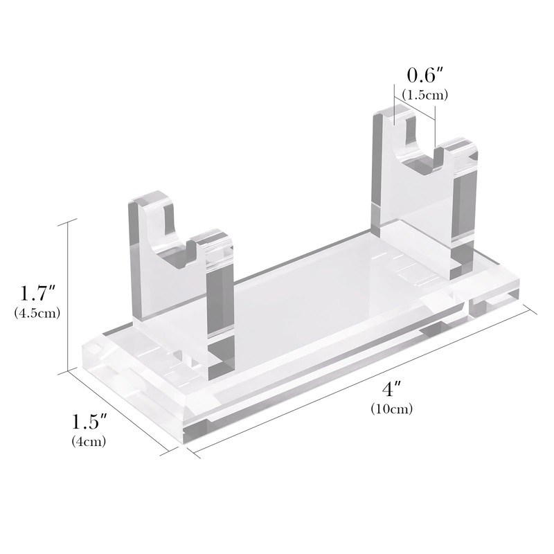 Linkidea Desktop Men's Shaver Holder, Acrylic Shaver Holder Stable for