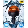 Matel Service Rotating Beacon Orange Warning Light with Flexible Base