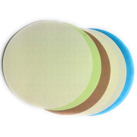 SIGNI Aluminum Oxide (ALO) Lapping Microfinishing Film 5 inch (PSA) 6 Sheets Variety Pack (1,3, 9, 15, 30 and 40 microns)