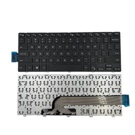 Laptop Replacement Keyboard for Dell Inspiron 3442 Series 14-5000 14-5447 14-3000 3443 3451 3452 3458 3446 3448 N5447 N3442 14CR 14MR 050x15 SN8233 US Layout No Backlight US Layout Black
