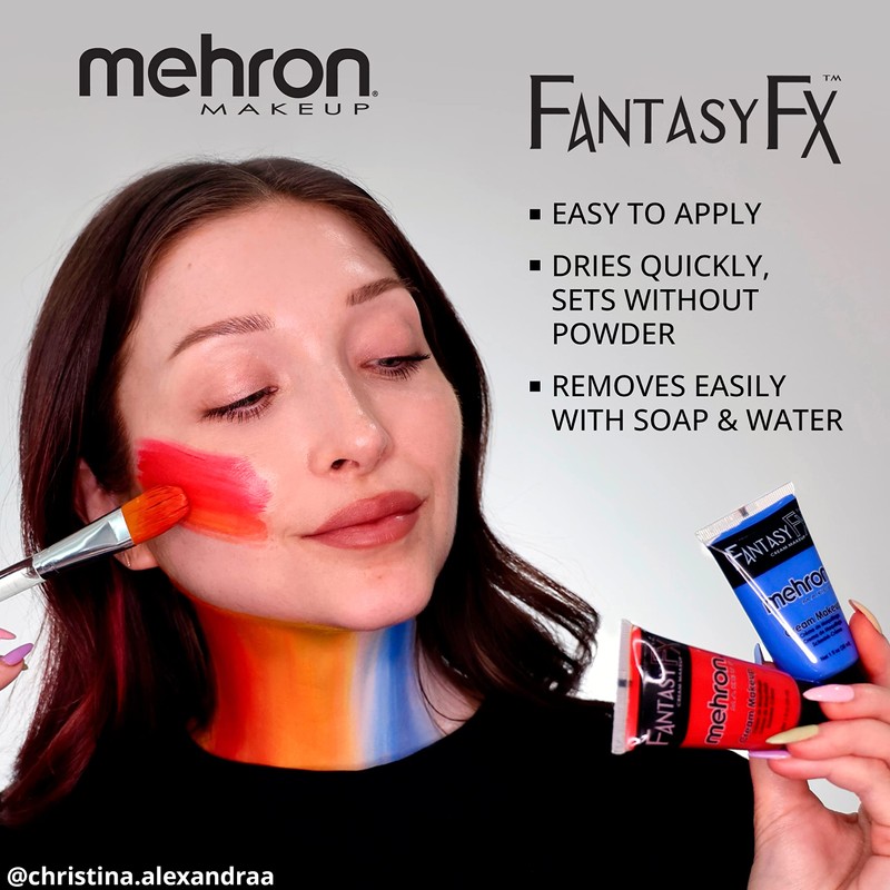Mehron Makeup Fantasy FX Cream | Water Based Halloween Makeup