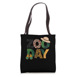 Zoo Day Animal Print Safari Theme Tote Bag