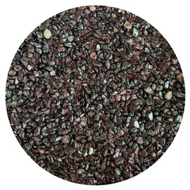 Wholesale Natural Semi Tumbled Garnet Gemstone Chips, Crushed Mini Crystals, Undrilled Crystal Chips (Garnet, 0.5 Pound)