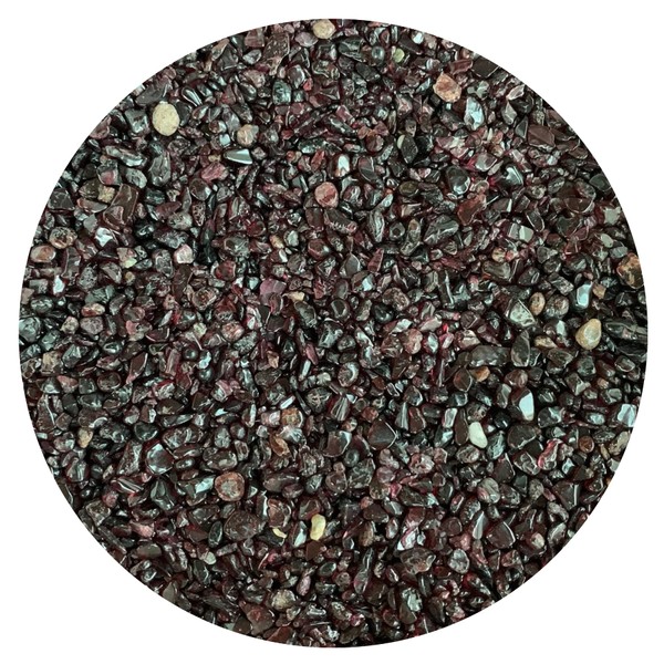 Wholesale Natural Semi Tumbled Garnet Gemstone Chips, Crushed Mini Crystals,