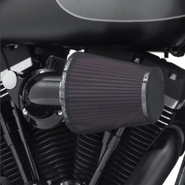 HCmotorku Motorcycle Air Filter Rain Sock Cover Dustproof Waterproof Air Filter Protective Cover Fit For Harley Touring FLHR FLHX Road King Street Glide Sportster XL 883 1200 Softail Dyna