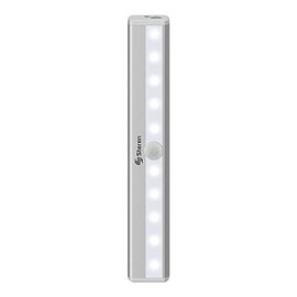 Steren Lámpara LED automática tipo barra recargable con sensor PIR y sujeción magnética LAM-062