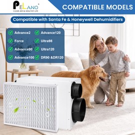 Pelano 14 x 17.5 x1.75 MERV 13 Replacement Dehumidifier Filter Compatible with Santa Fe Advance90, Advance100, Advance120, Ultra98H, Ultra120H, Honeywell DR90 & DR120 dehumidifier Models, 4 Pack