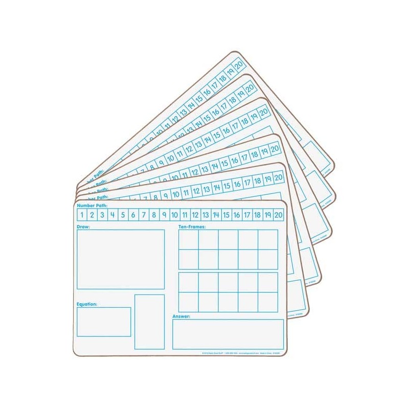 Solving Problems Two-Sided Dry Erase Boards Set