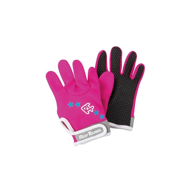 リーフツアラー(REEF TOURER) 子供用 マリングローブ ウェットスーツ生地仕様 Sサイズ ピンク RA0210