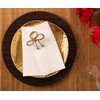 300-Pack BloominGoods Disposable Bathroom Napkins | Single-Use Classic Lite Linen-Feel